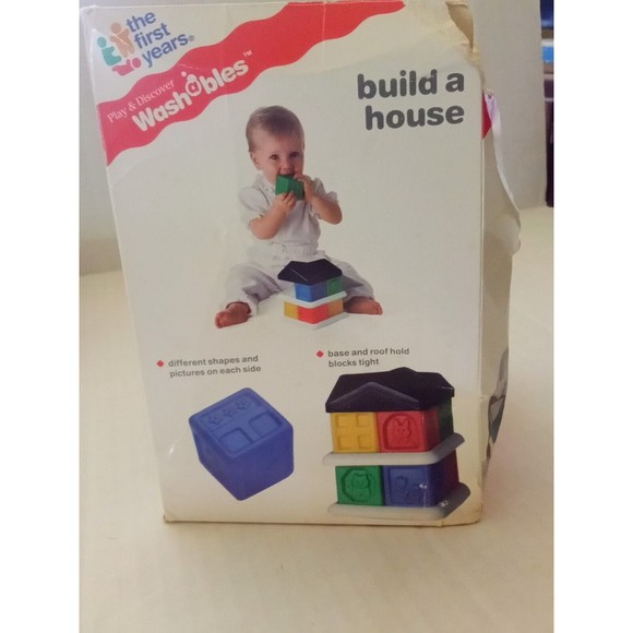 First Years Building Blocks Baby Toddler Toy 1993 - Picture 7 of 12